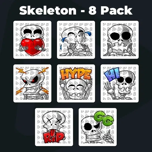Skeleton - 8 Pack