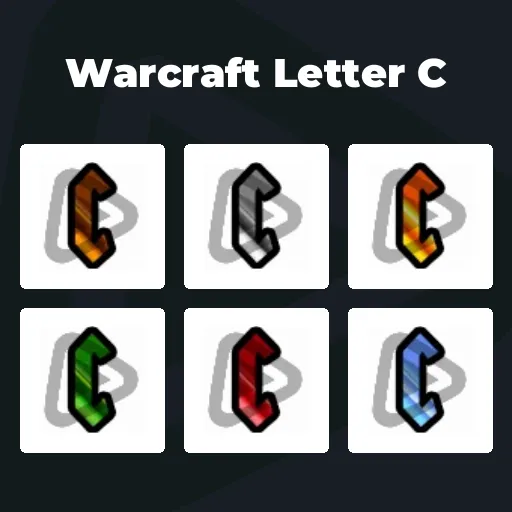 Warcraft Letter C