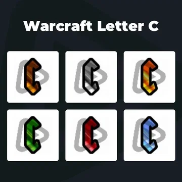 Warcraft Letter C