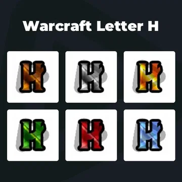 Warcraft Letter H