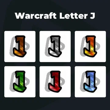Warcraft Letter J