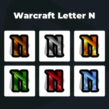 Warcraft Letter N