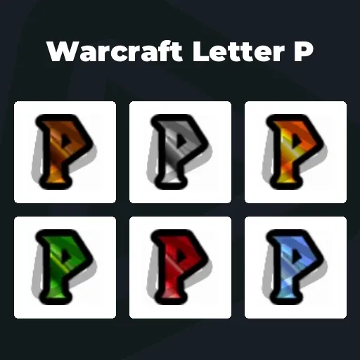 Warcraft Letter P