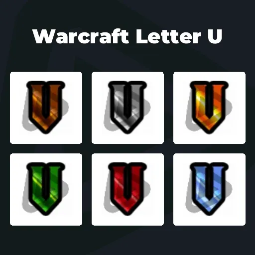 Warcraft Letter U