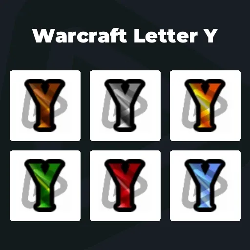 Warcraft Letter Y