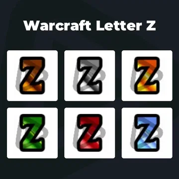 Warcraft Letter Z