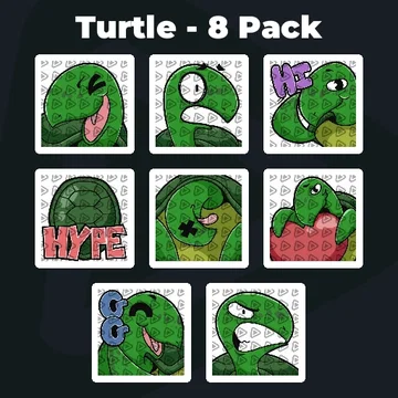 Turtle - 8 Pack
