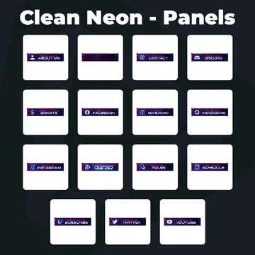 Clean Neon - Panels