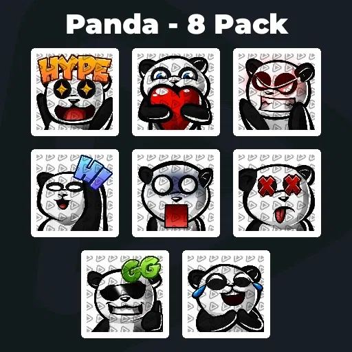 Panda - 8 Pack