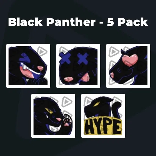 Black Panther - 5 Pack