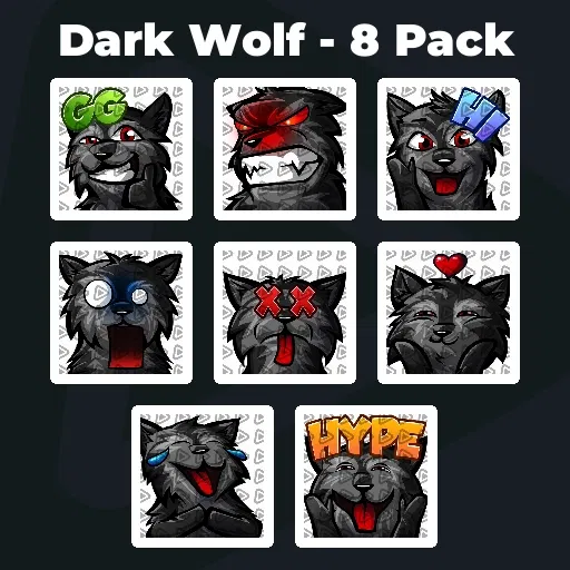 Dark Wolf - 8 Pack