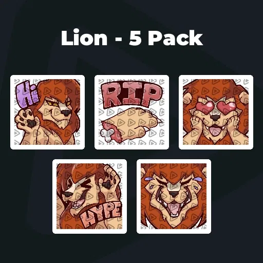 Lion - 5 Pack