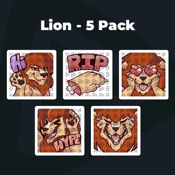 Lion - 5 Pack