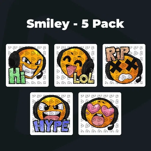 Smiley - 5 Pack