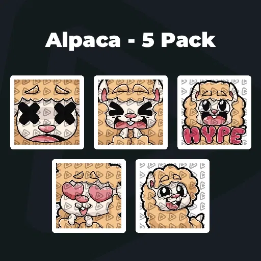 Alpaca - 5 Pack
