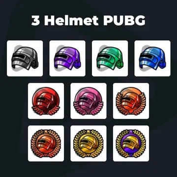 3 Helmet PUBG