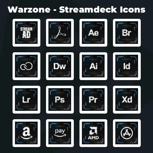 Warzone - Streamdeck Icons