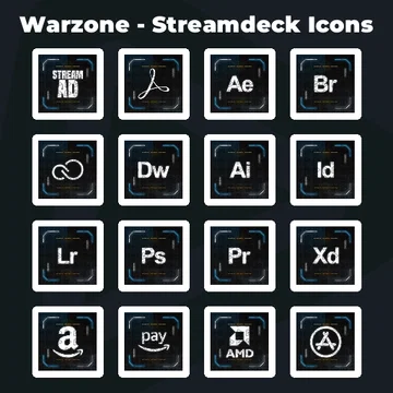 Warzone - Streamdeck Icons