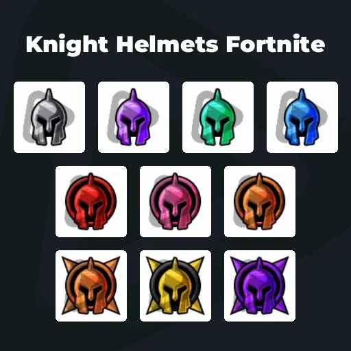 Knight Helmets Fortnite