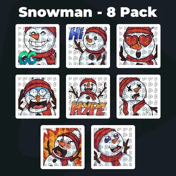 Snowman - 8 Pack
