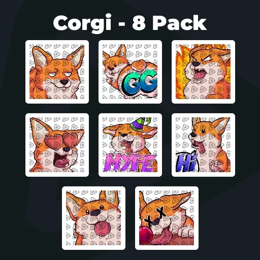 Corgi - 8 Pack