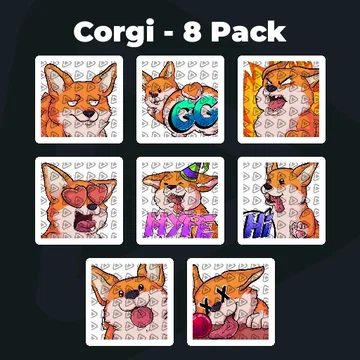Corgi - 8 Pack