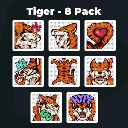 Tiger - 8 Pack