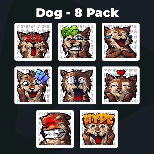 Dog - 8 Pack