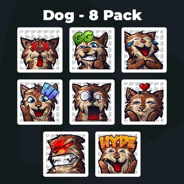 Dog - 8 Pack