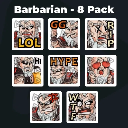 Barbarian - 8 Pack