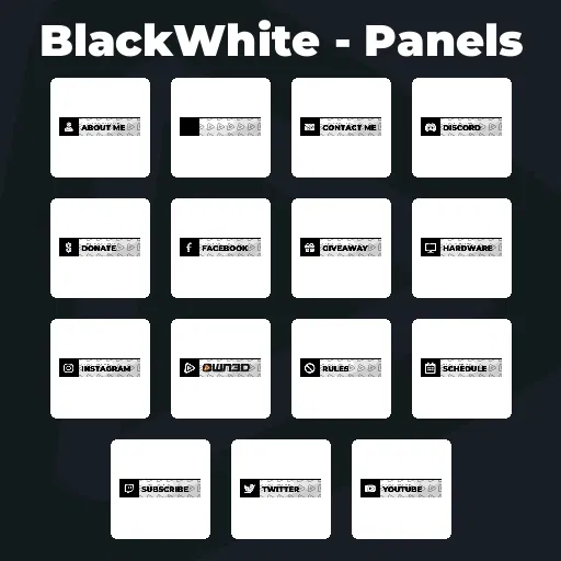 BlackWhite - Panels