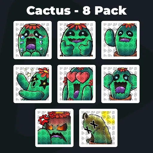 Cactus - 8 Pack