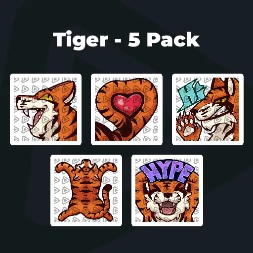 Tiger - 5 Pack