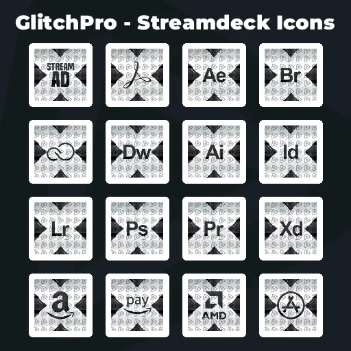 GlitchPro - Streamdeck Icons