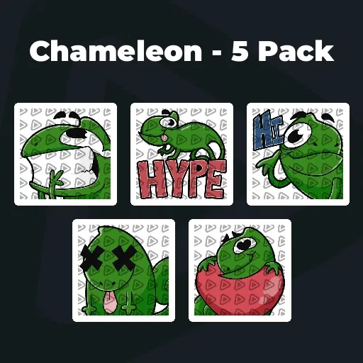 Chameleon - 5 Pack