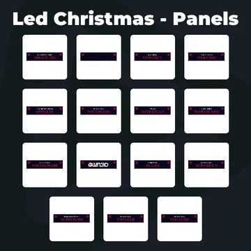 Led Christmas - Panels