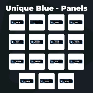 Unique Blue - Panels