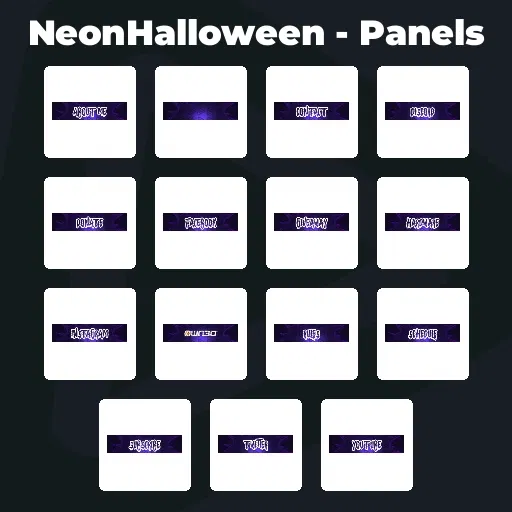NeonHalloween - Panels