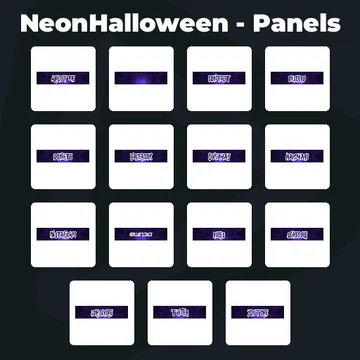 NeonHalloween - Panels