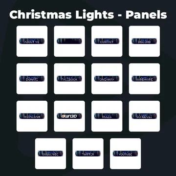 Christmas Lights - Panels