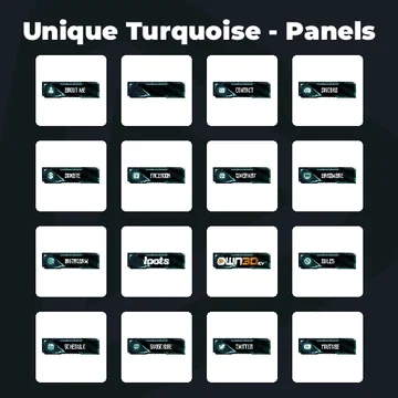 Unique Turquoise - Panels