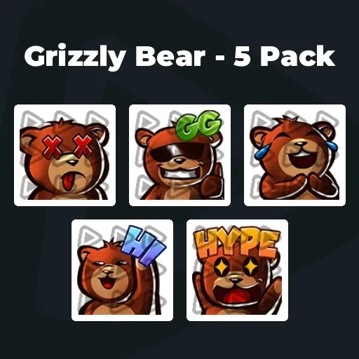 Grizzly Bear - 5 Pack