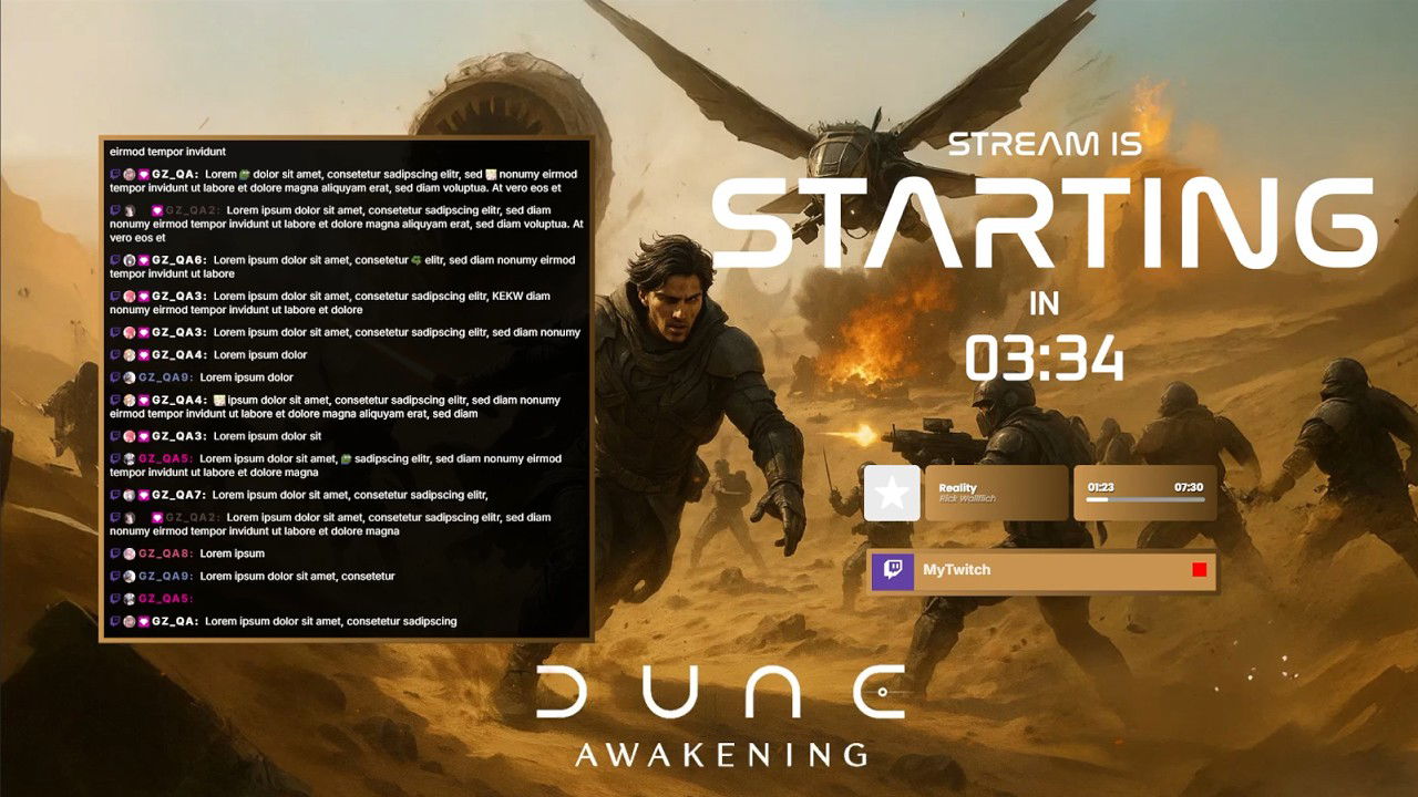 Starting Scene 01 for Dune