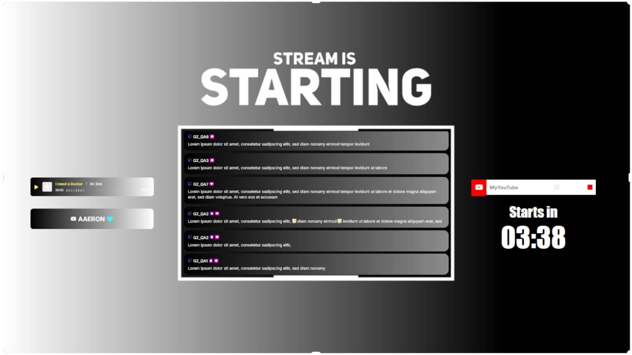 Starting Scene (Black-White)