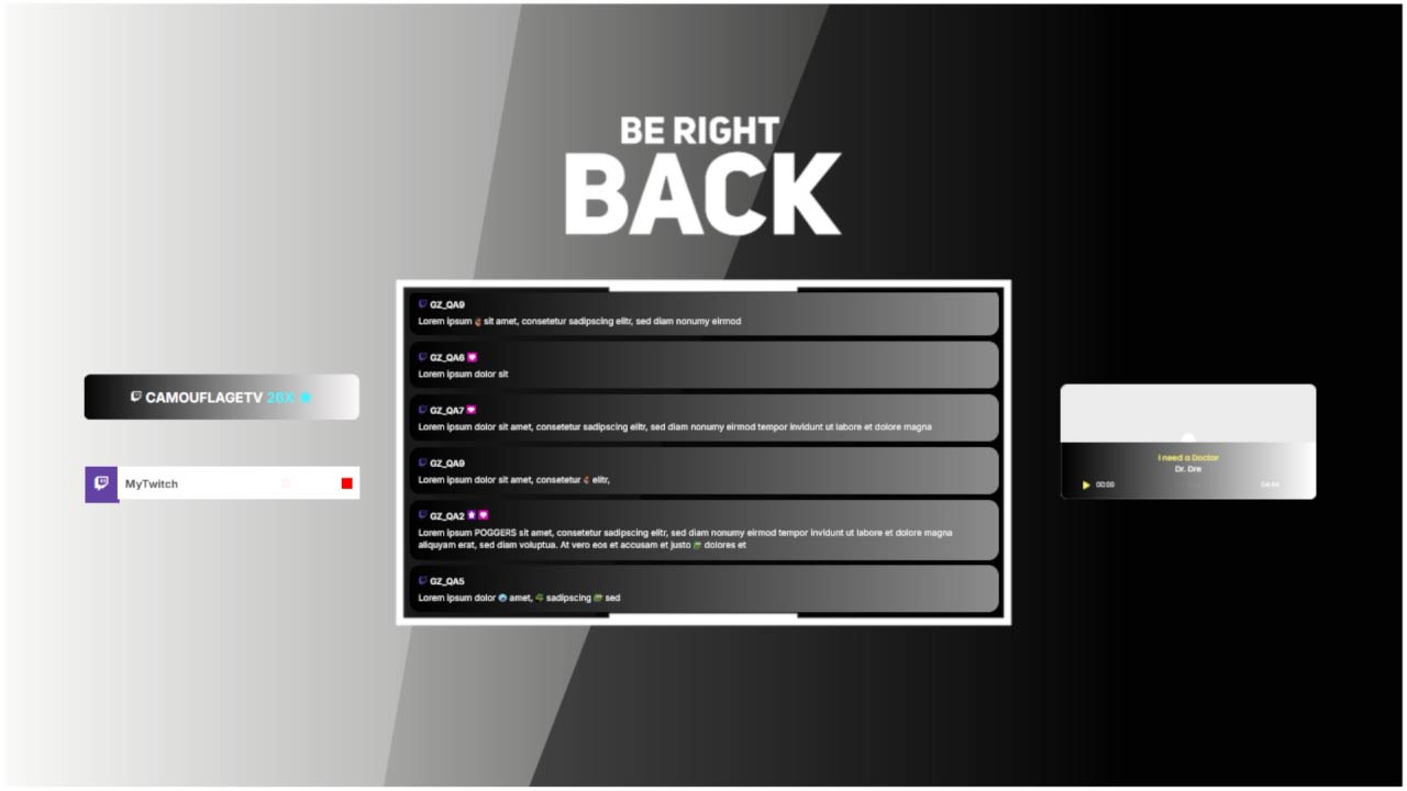 BRB Scene (Black-White)