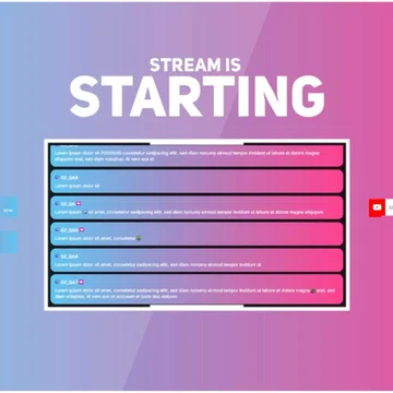 Starting Scene (Turquoise-Pink)