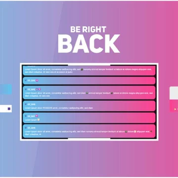 BRB Scene (Turquoise-Pink)