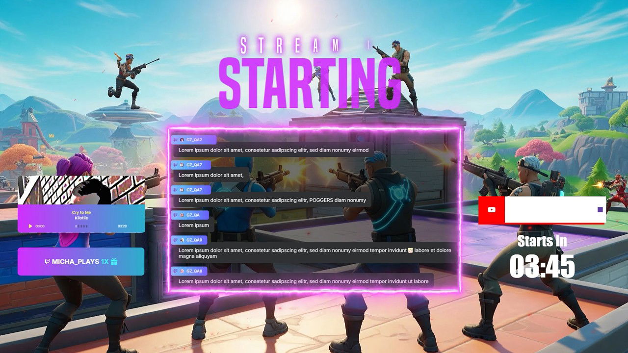 Starting Scene 01 for Fortnite