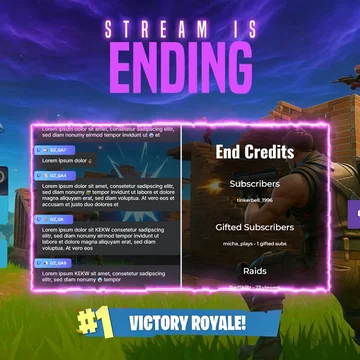 Ending Scene for Fortnite - Stormshift