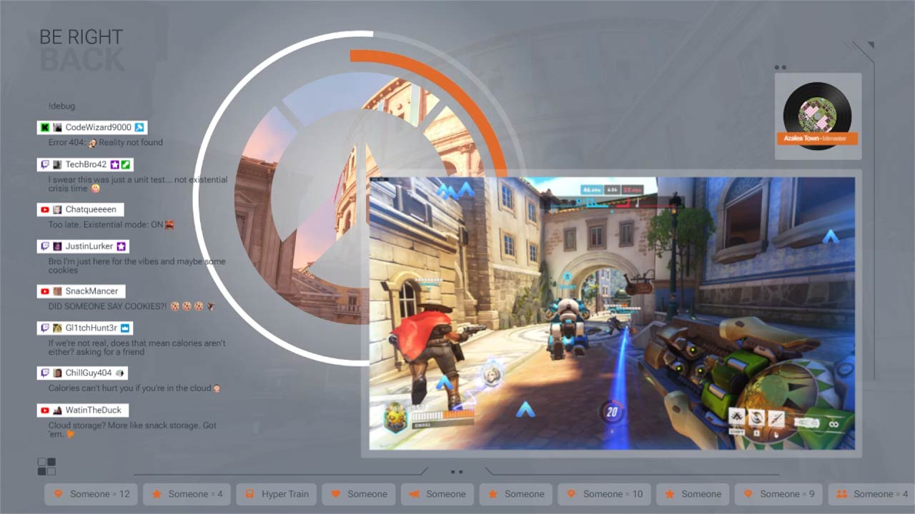 Pause Scene for Overwatch 2 - futuristic